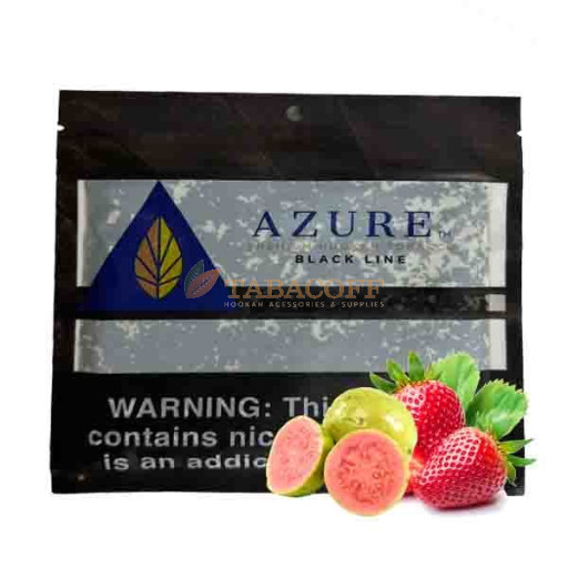 Табак для кальяна Azure Black Line Strawberry guava (Клубника, гуава)